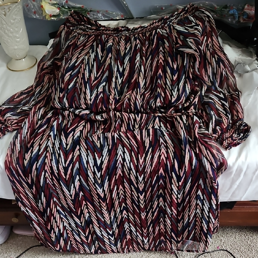Ella Moss Vibrant Striped Dress